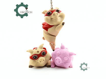 Cobotech-Playful Superhero Pig Articulated Keychain_07.png