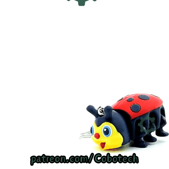 Cobotech-Playful Ladybug Buddy Articulated Keychain_10.gif