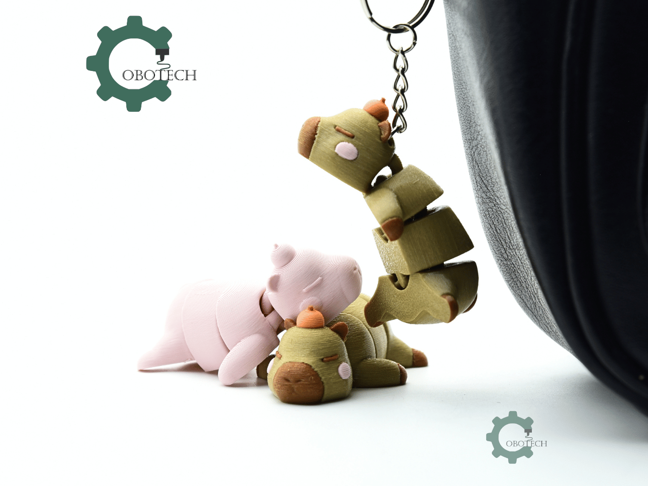 Cobotech-Sleepy Capybara Buddy Articulated Keychain_04.png