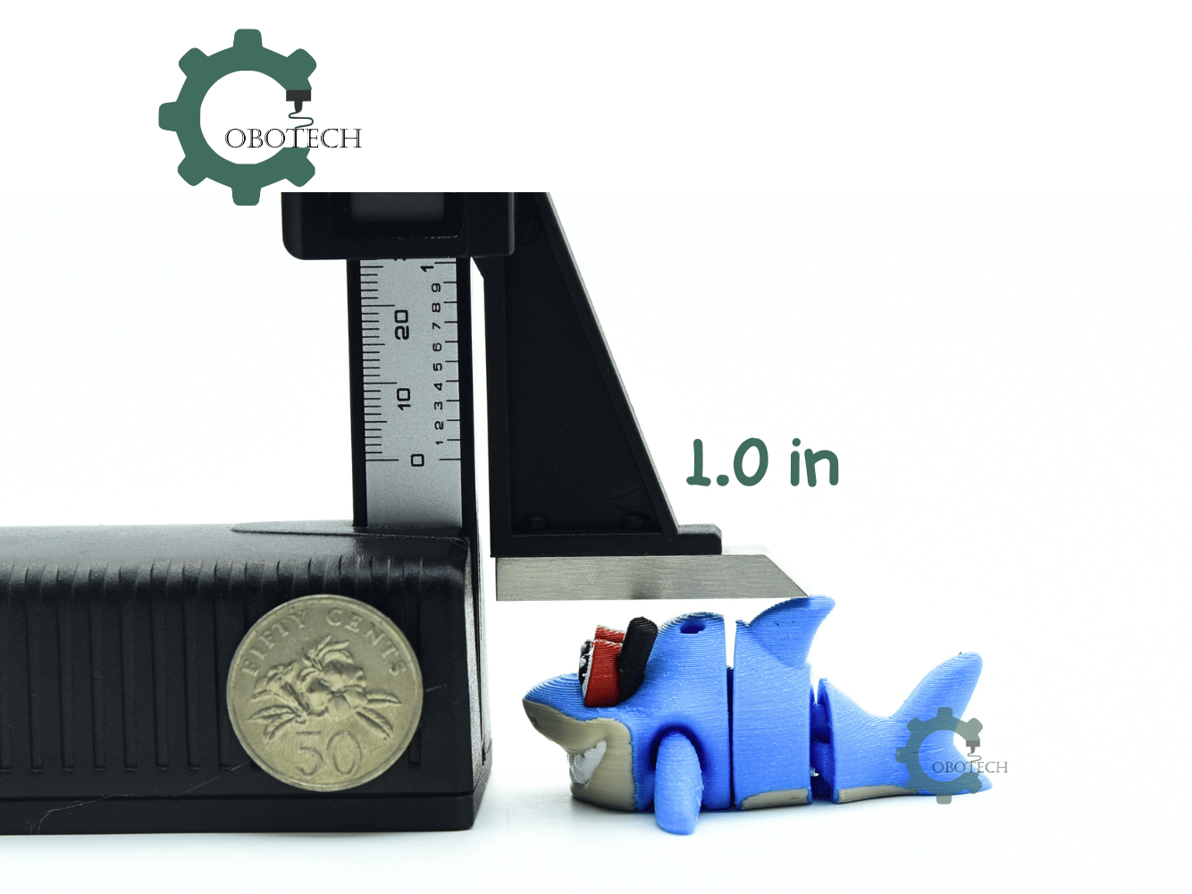 Cobotech-Playful Shark Diver Articulated Keychain_03.png
