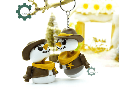 Cobotech-Winter Cowboy Snowman Articulated Keychain_05.png