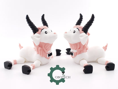 3D Print Articulated M10 &quot;GOAT&quot; by Cobotech, M10 The GOAT, Articulated Toy, Home/Desk Decoration, Unique Gift