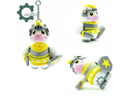 Cobotech-Cute Warrior Horse Articulated Keychain_02.png