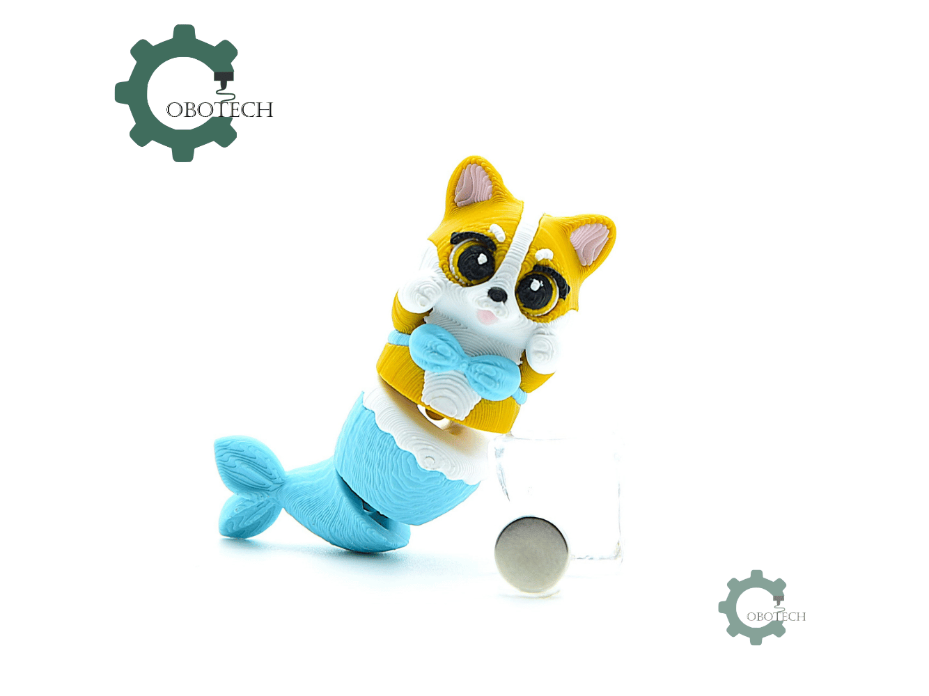Cobotech-Corgi Mermaid Magnet-Insert Articulated Keychain_03.png