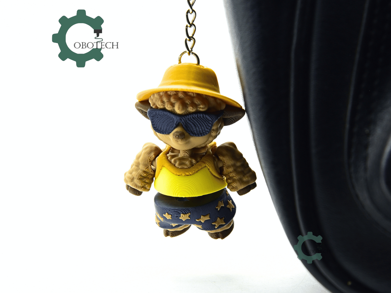 Cobotech-Cool Sheep for Animal Lovers Articulated Keychain_06.png