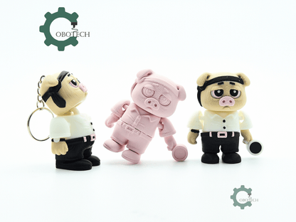 Cobotech-Burnout Pig with Coffee Cup Articulated Keychain_07.png