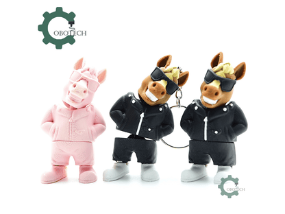 Cobotech-Cool Urban Horse Articulated Keychain_07.png