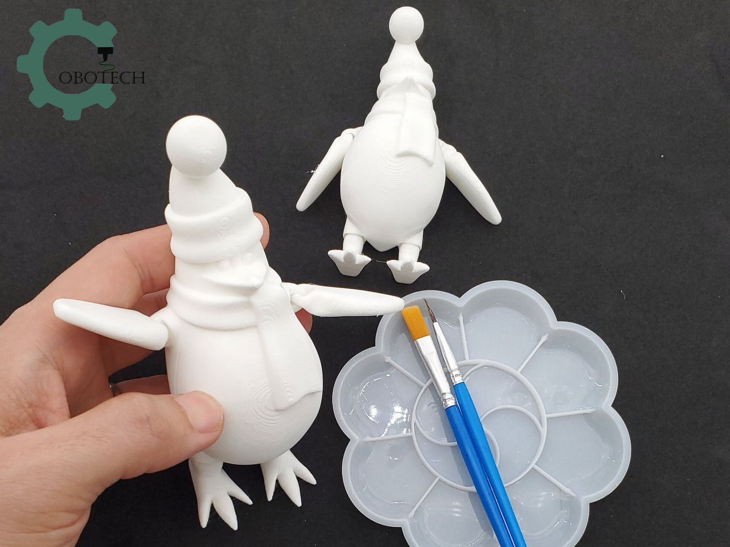 DIY Penguin Painting Kit, DIY Painting Gift, Craft Kit, Party Favors