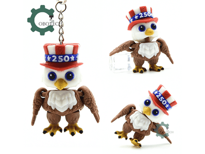 Cobotech-America 250 Eagle for July 4th Articulated Keychain_02.png