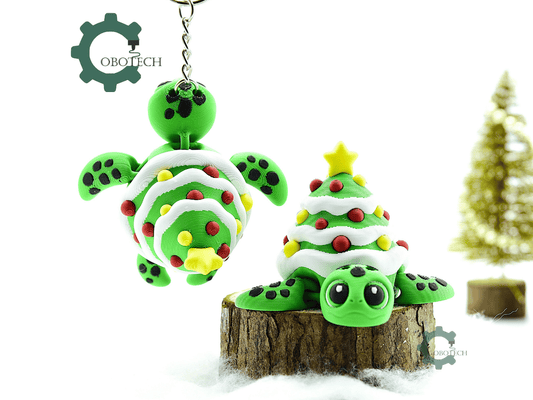 Cobotech-Christmas Turtle Ornament Articulated Keychain_01.png