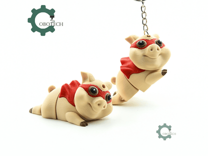 Cobotech-Playful Superhero Pig Articulated Keychain_08.png