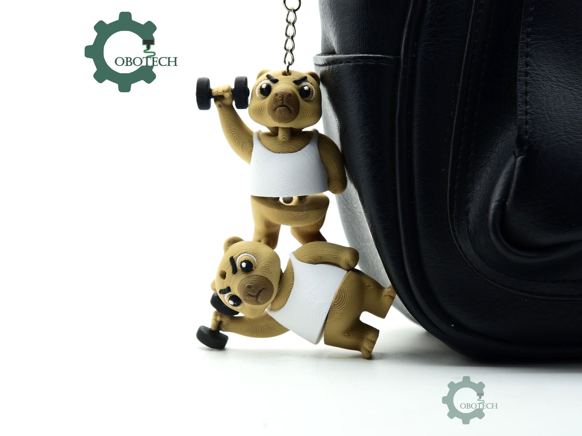 Cobotech-Capybara Gym Buddies Articulated Keychain_04.jpg