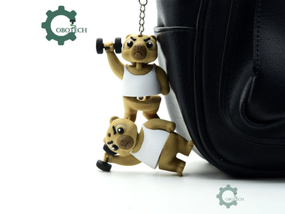 Cobotech-Capybara Gym Buddies Articulated Keychain_04.jpg