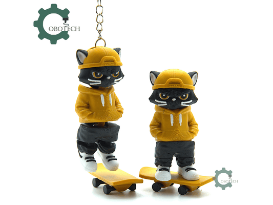 Cobotech-Skateboarding Cat Articulated Keychain_01.png