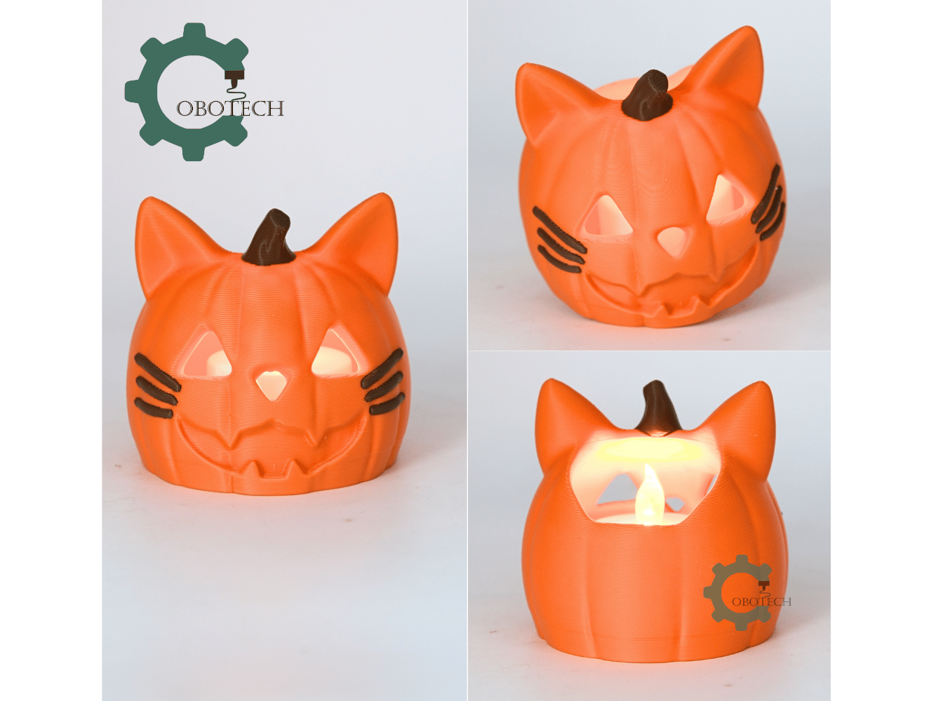Cobotech-Cute Pumpkin Cat for Cat Lovers Candle Holder_02.png