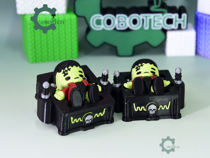 Cobotech-Frankenstein in Bed Flexi Clicker Keychain_04.jpg